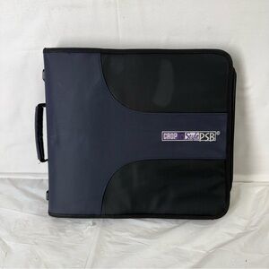 E1 Crop In Style PSB Sticker Binder 40 Plastic Inserts Zipper Scrapbook